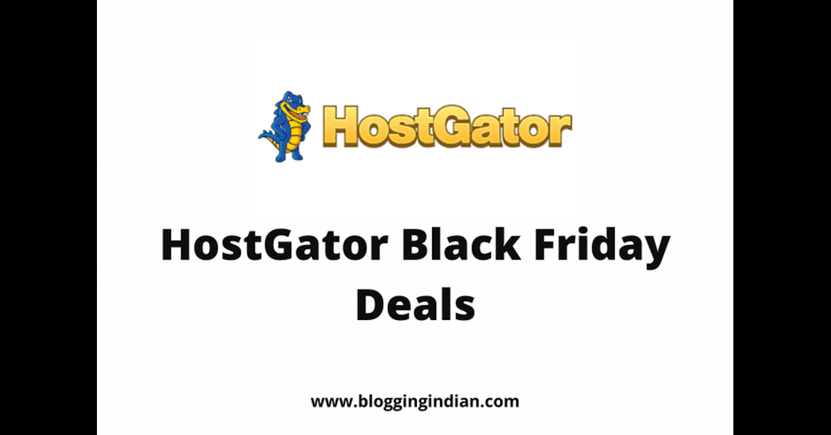 hostgator black friday deals